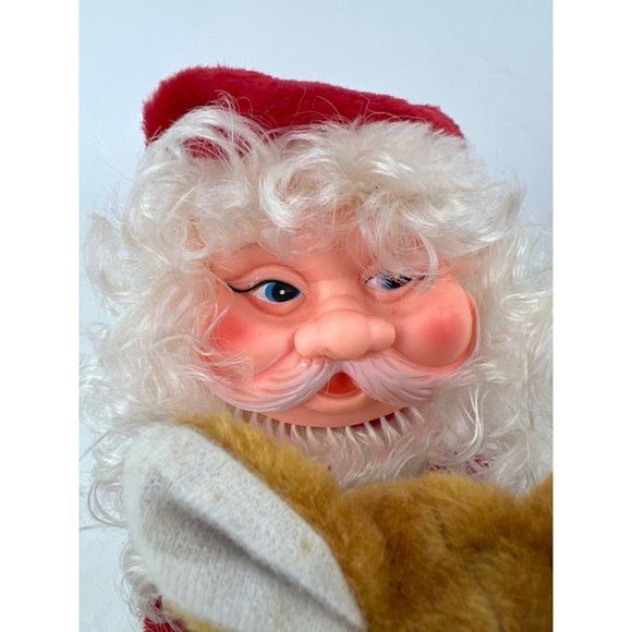 Funny Toys Co Musical Santa Claus On Reindeer RARE in Original Box Light & Sound - Picture 2 of 10